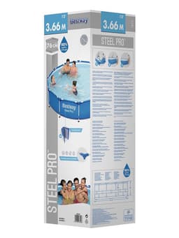 Бассейн каркасный Steel Pro, 366×76 см, круглый, 56706 Bestway