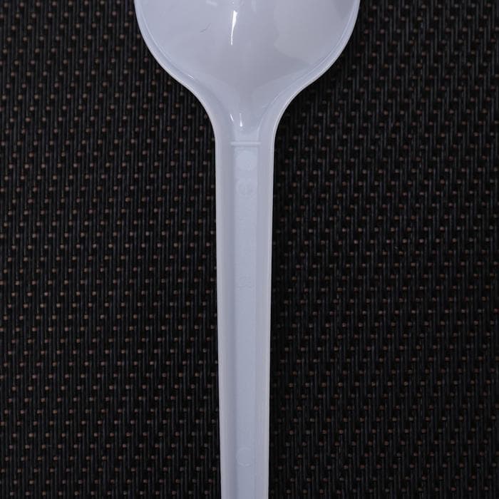 Ложки одноразовые Мистерия, набор 12 шт., пластик, 16.5 см, столовые, белые
