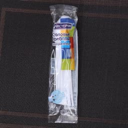 Ложки одноразовые Мистерия, набор 12 шт., пластик, 16.5 см, столовые, белые