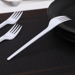 Вилки одноразовые Не ЗАБЫЛИ!, набор 12 шт., пластик, 15.5 см, столовые, белые