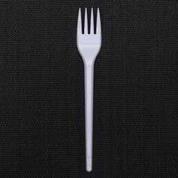 Вилки одноразовые Не ЗАБЫЛИ!, набор 12 шт., пластик, 15.5 см, столовые, белые