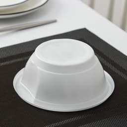 Тарелки одноразовые для супа Мистерия, набор 12 шт., 600 мл, пластик, белые