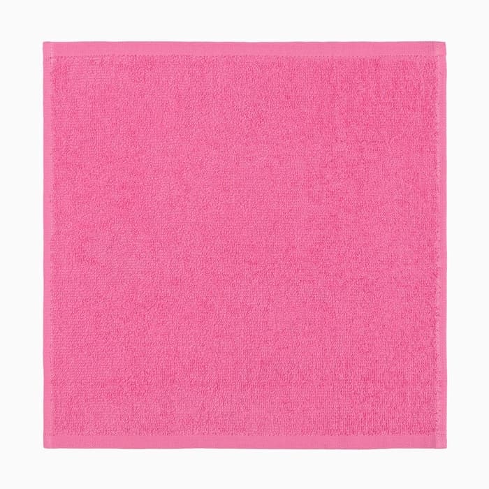 Салфетки махровые декоративные «Этель», 4 шт., 30×30 см, хлопок 100%, жёлтые/розовые