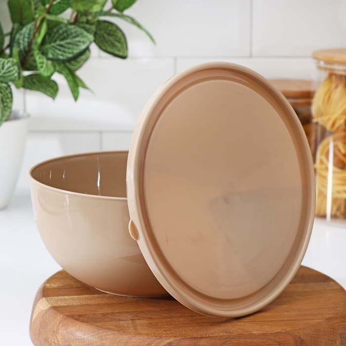 Салатник с крышкой Plastic Centre Galaxy, 2.5 л, пластик, МИКС