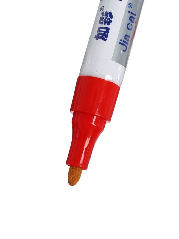 Маркер-краска, лаковый наконечник, пулевидный 4 мм, ширина линии 2.5 мм, красная, цена за 1 штуку