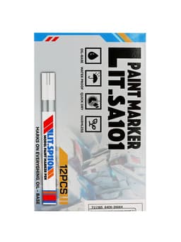 Маркер-краска, лаковый наконечник, пулевидный 4 мм, ширина линии 2.5 мм, красная, цена за 1 штуку