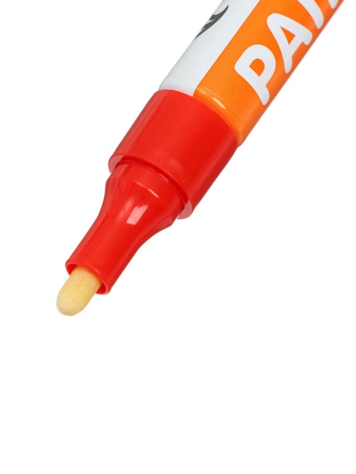 Маркер-краска, лаковый наконечник, пулевидный 4 мм, ширина линии 2.5 мм, красная, цена за 1 штуку