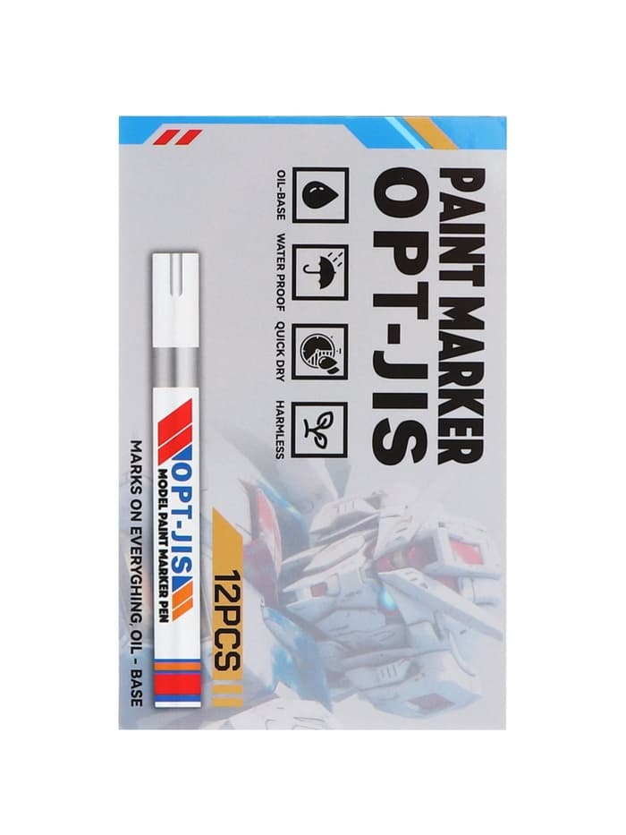 Маркер-краска Calligrata, лаковый, белый, узел 4 мм, ширина линии 2.5 мм