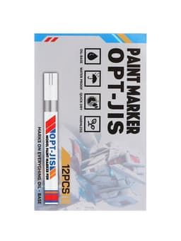 Маркер-краска Calligrata, лаковый, белый, узел 4 мм, ширина линии 2.5 мм