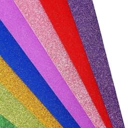 Набор «Пенка с блёстками» А4, 10 листов, 10 цветов, толщина 2 мм