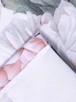 Шторы для кухни с подхватами «Этель. Пионы» 145×180 см, комплект - 2 шт.