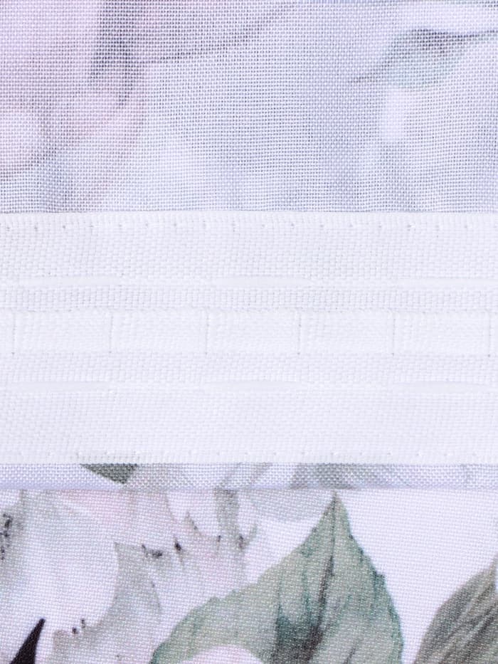 Шторы для кухни с подхватами «Этель. Пионы» 145×180 см, комплект - 2 шт.