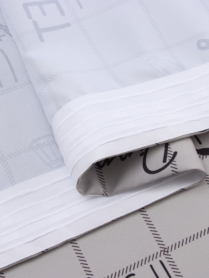 Шторы для кухни с подхватами «Этель» Homemade, 170×145 см, комплект - 2 шт.