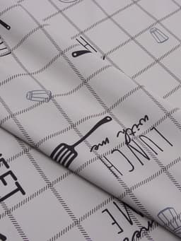 Шторы для кухни с подхватами «Этель» Homemade, 170×145 см, комплект - 2 шт.