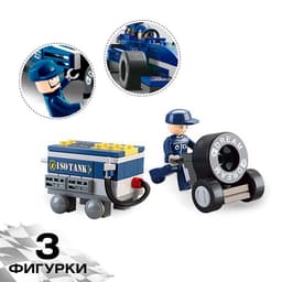 Конструктор гоночная машина Sluban «Автогонки», 196 деталей, 6+