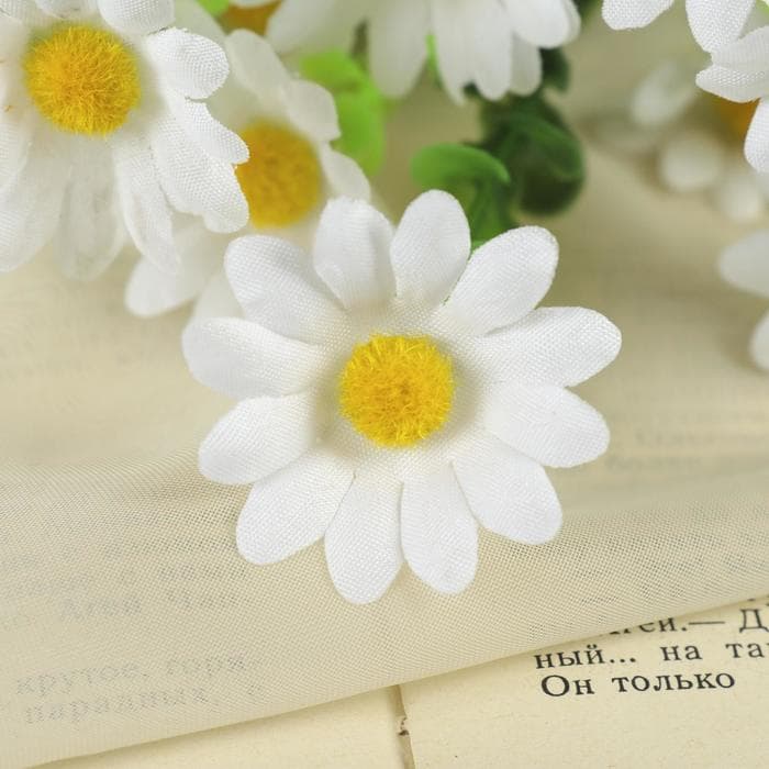 Букет искусственный «Ромашки полевые», h=30 см, d=4 см