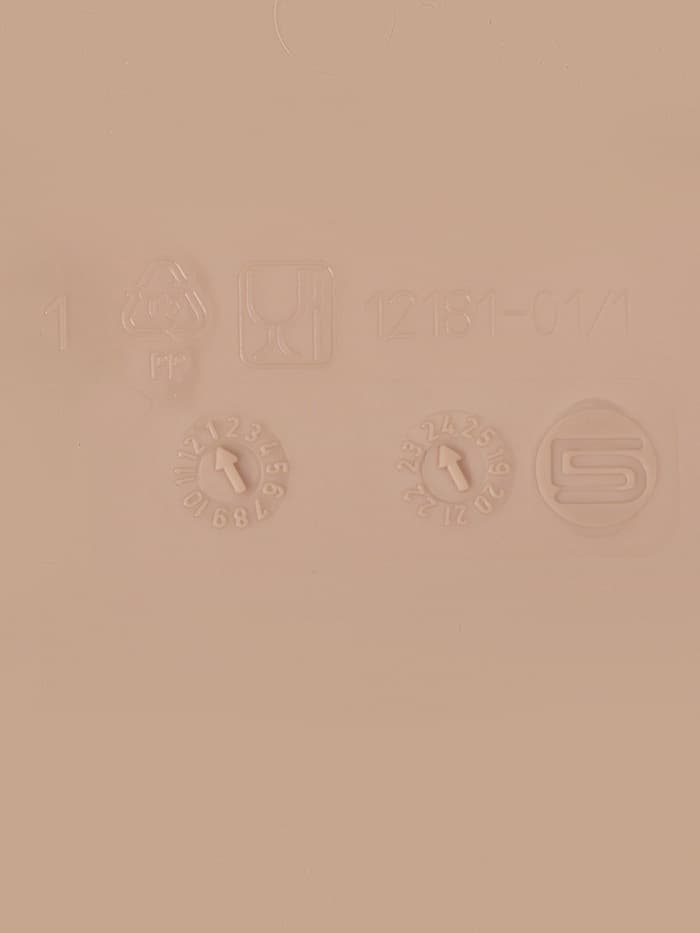 Маслёнка phibo «Классика», с мерной шкалой, пластик, 18×9.5×6.5 см, МИКС