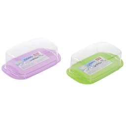 Маслёнка phibo «Классика», с мерной шкалой, пластик, 18×9.5×6.5 см, МИКС