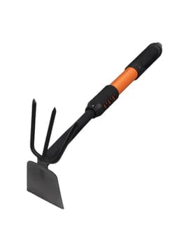 Мотыжка комбинированная Greengo, длина 41 см, металлическая рукоять с резиновой ручкой