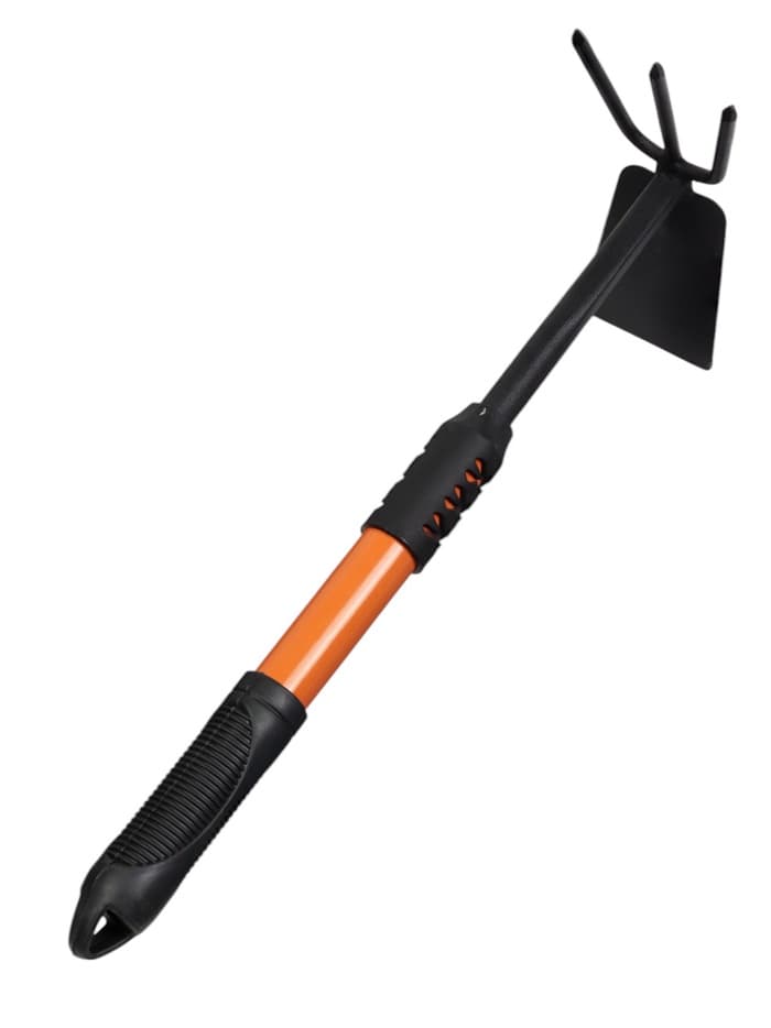 Мотыжка комбинированная Greengo, длина 41 см, металлическая рукоять с резиновой ручкой