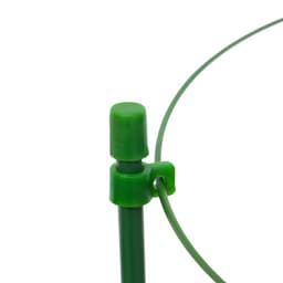 Кустодержатель, d=15–17–19 см, h=44 см, 3 кольца, металл, зелёный, Greengo