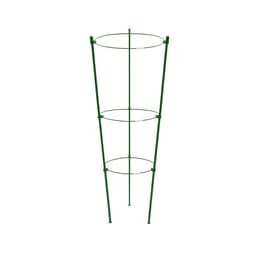 Кустодержатель, d=18.5–20–22 см, h=60 см, 3 кольца, металл, зелёный, Greengo