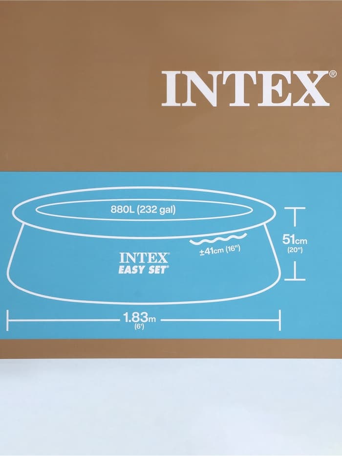 Бассейн надувной INTEX Easy Set 28101, 183×51 см, от 3 лет, круглый
