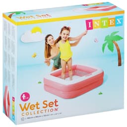 Бассейн надувной «Малыш» 57100NP INTEX, 86×86×25 см, 1-3 года, цвет микс