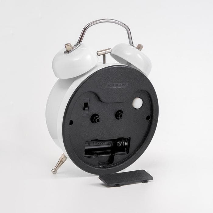 Будильник «Прованс», дискретный ход, d=9 см, с подсветкой, 17×11 см, от батарейки АА