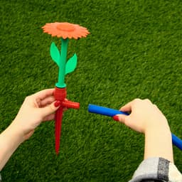 Распылитель-дождеватель, 29 см, пика, штуцер под шланг, пластик, цвет МИКС, «Цветочек», Greengo