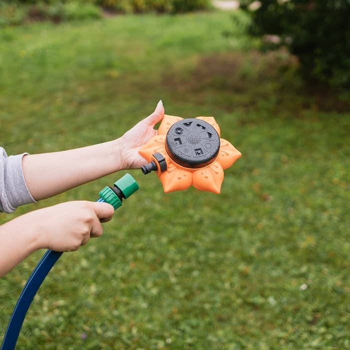 Распылитель многофункциональный, 8 режимов, под коннектор, пластик, «Цветок», Greengo