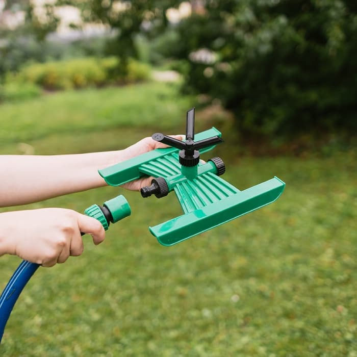 Распылитель 3-лепестковый, под коннектор, ABS пластик, Greengo