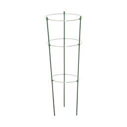Кустодержатель, d=22–26–28 см, h=75 см, 3 кольца, металл, зелёный, Greengo