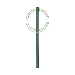 Кустодержатель, d=22–26–28 см, h=75 см, 3 кольца, металл, зелёный, Greengo