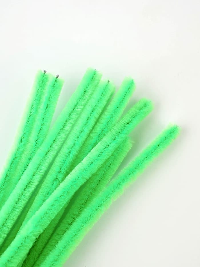 Синельная проволока набор 10 шт., зелёная, 30 см