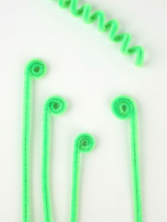 Синельная проволока набор 10 шт., зелёная, 30 см