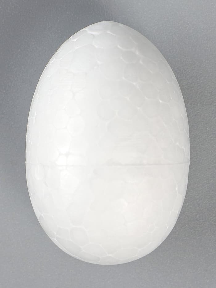 Яйцо из пенопласта (набор 12 шт.), размер 1 шт. 2.5×4
