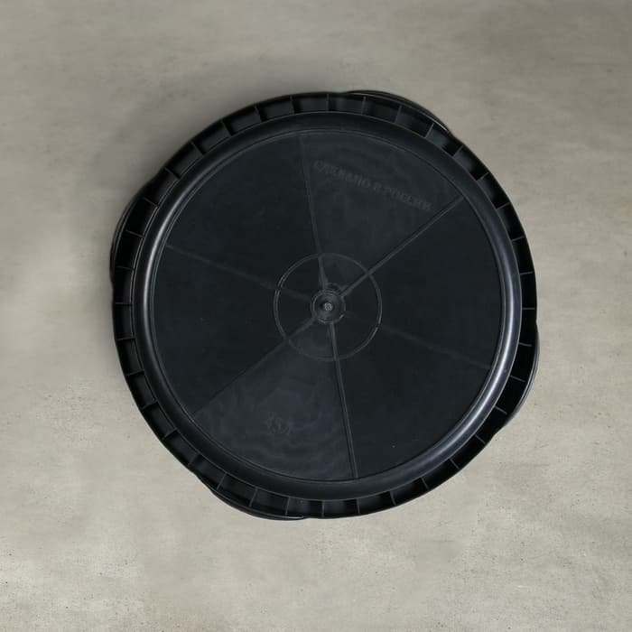 Таз строительный, 40-45 л, круглый, пластик