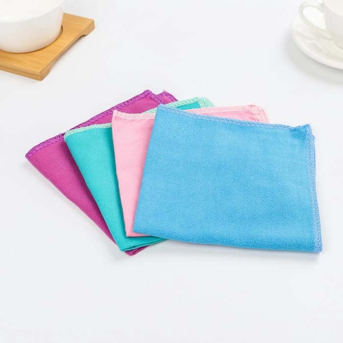 Салфетка для уборки Доляна, для стёкол и зеркал, 30×30 см, МИКС