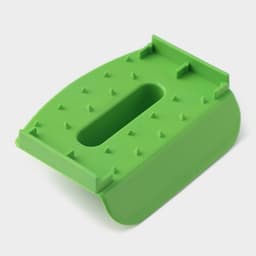 Овощерезка универсальная Доляна «Фреш Флеш», 7 насадок, овощечистка, мерный контейнер, 27×10×12 см, зелёная, белая