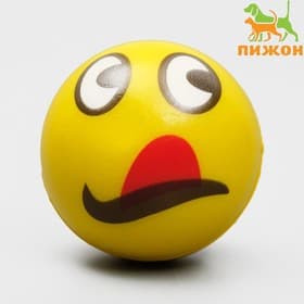 Мячик зефирный для собак «Эмоции», 6.3 см, цвет МИКС