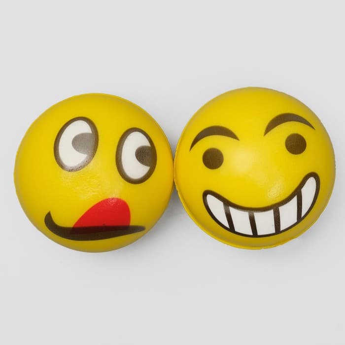 Мячик зефирный для собак «Эмоции», 6.3 см, цвет МИКС