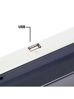 Синтезатор «Музыкальный взрыв» c радио и USB, 49 клавиш, работает от сети и от батареек, блок питания