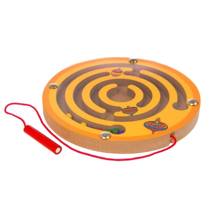 Лабиринт магнитный малый «Волчок» МИКС