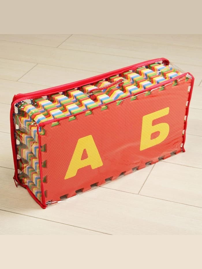 Мягкий коврик - пазл «Алфавит Русский», 32 детали, развивающий