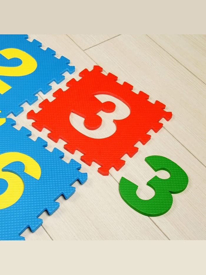 Мягкий коврик - пазл «Математика», 15 деталей, развивающий