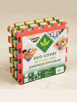 Мягкий коврик - пазл «Животные», 9 деталей, универсальный