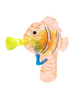 Генератор-пистолет мыльных пузырей Funny toys «Рыбка-пистолет» со светом, 50 мл, МИКС