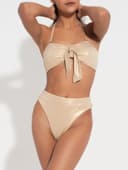 Купальник женский MINAKU «Glow» цвет золотой, размер 46