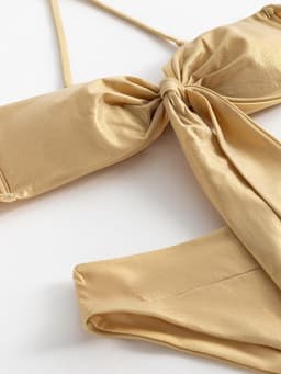 Купальник женский MINAKU «Glow» цвет золотой, размер 46